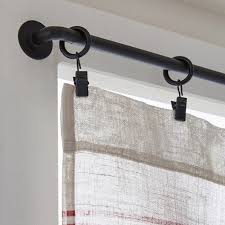 Tringle A Rideau Charme Curve Noir Mat Diam 8 10 Mm Entre 40 Et 70 Cm Inspire Tringle Rideau Rideaux Tringle