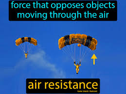 Air Resistance Science Flashcards Science Student Science Facts