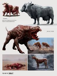 Fallout 4 Concept Brahmin Mutant Hound Vicious Dog Fallout Concept Art Fallout 4 Concept Art Fallout Rpg