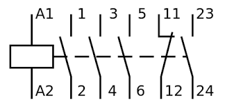 Normally open relays default in the open position, meaning that when they're not in use, there is no contact between the circuits. Relay Wikiwand