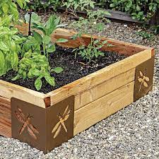 Use the set square to make sure the corners of the garden bed are square. Bloom Instabrace Sun Raised Bed Corner Brackets Set Of 4