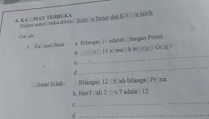 Kalimat pernyataan adalah kalimat matematika yang hanya mengandung nilai benar atau salah. A Dalam Matematika Diken Descubre Como Resolverlo En Qanda