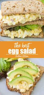 Easy Egg Salad Recipe In 2020 Easy Egg Salad Egg Salad Recipe Quiche Recipes Easy