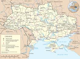 The map shows ukraine, a country at the crossroads between europe and asia situated in eastern europe, north of the black sea and the sea of azov. Map Ukraine Travel Europe