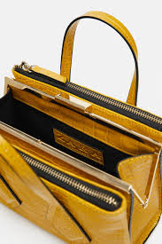 embossed mini tote bag with clasp bags woman shoes bags zara netherlands mini tote shopper bag mini tote bag