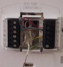 Trane heat pump thermostat wiring diagram. Converting From A Trane Xt500c Ac Thermostat To Honeywell Tb8220u1003 Visionpro 8000 Home Improvement Stack Exchange