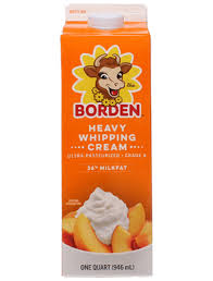 Heavy cream and whipping cream are essentially the same thing: Heavy Whipping Cream Borden Dairy