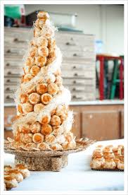 Real Weddings Krista And Ryan Wedding Paper Divas Cream Puffs French Wedding Cakes Wedding Desserts