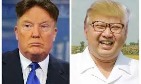 Insert hairy situation joke here: Trump And Kim Jong Un Hair Swap Daily Mail Online