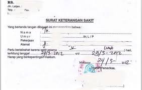 Contoh surat keterangan sakit dari rumah sakit. 7 Contoh Surat Keterangan Sakit Yang Benar Terlengkap