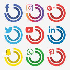 Social Media Icons Set Logo Vector Illustrator Social Icons Logo Icons Media Icons Png And Vector With Transparent Background For Free Download Social Media Icons Social Media Icons Free Social Icons