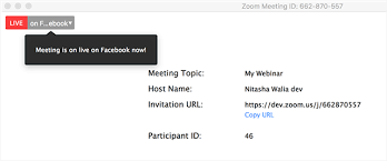 Based on the previous sections, you can stream your zoom webinar to facebook and youtube. Live Streaming Meetings Or Webinars On Facebook Zoom Help Center