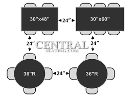 I found all the information about the height. Blog Restaurant Seating Dimensions Guide