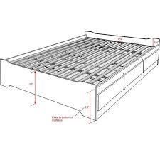 Deep drawers (three per side) and take the pressure off your dresser. Espresso Prepac Ebd 5600 3k Full Mate S Platform Storage Bed With 6 Drawers Beds Frames Bases Bedroom Furniture Urbytus Com