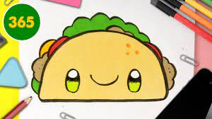 Comment Dessiner Taco Kawaii Etape Par Etape Dessins Kawaii Facile Youtube