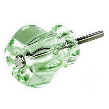 Seafoam wave pull in opaque design. Drawer Knobs Glass Pulls For Cabinets Or Dresser Knob Hardware 8 Pack T42f Tran For Sale Online Ebay