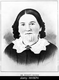 Nancy Elliott Edison, wife of Samuel Edison, and mother of US Thomas  Edison, the US scientist and inventor Stock Photo