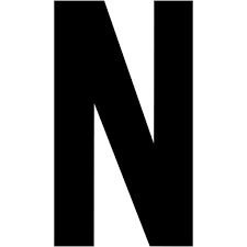 Download letter n clipart black and white and use any clip art . Black Letter N Icon Free Black Letter Icons