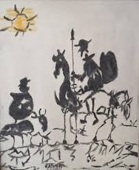 Buy iotavibe don quixote, sancho panza, picasso | live a little! Vladimir Ksieski Don Quijote Y Sancho Panza De Picasso Subasta Real Subastas De Arte Online