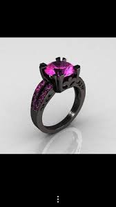 I M In Love With This Ring Black Gold And Hot Pink Stones Amazing Black Gold Ring Black Gold Jewelry Wedding Rings Pink Sapphire
