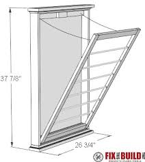 It's a great way to put some of that dead space in your bedroom to. Diy Clothes Drying Rack Fixthisbuildthat
