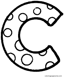 We may earn commission on some of the items you choose to buy. Letter C With Polka Dot Coloring Pages Letter C Coloring Pages Coloring Pages For Kids And Adults