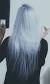Silver Blue Hair Ombre