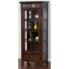 A perfect mixture of an antique look and utility. Sunny Designs Curios Santa Fe 2253dc Curio Cabinet Curios From Paul S Furniture