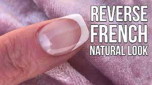 1 How To Do A Natural Reverse French Acrylic Overlay Youtube Acrylic Nail Kit French Acrylic Nails Glitter Nails Acrylic