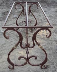 Wrought Iron Table Base Mesas De Hierro Forjado Muebles De Hierro Decoracion En Hierro