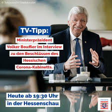 Das neue gesetz zur pandemiebekämpfung hätte schon vor monaten kommen können, sagte der hessische ministerpräsident volker bouffier. Hessen De Tv Tipp Ministerprasident Volker Bouffier Facebook
