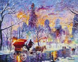 8 Breathtaking Works Of Winter Art To Put You In The Holiday Spirit Romantic Artwork Fine Art Painting Acrylic Art