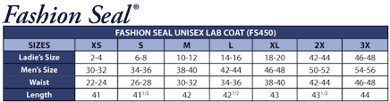 Fashion Seal Unisex Fluid Resistant Lab Coat