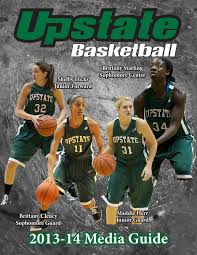 2013-14 USC Upstate Women's Basketball Media Guide by Wesley Herring