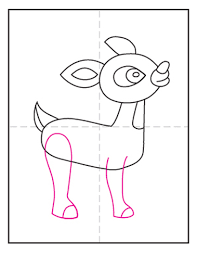 Free download & print santa and sleigh coloring sheets! Easy How To Draw Rudolph Tutorial And Rudolph Coloring Page Art Projects For Kids