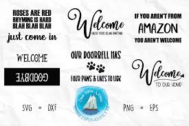 Download Welcome Mat Bundle Outdoor Graphic By Onceuponadimeyxe Creative Fabrica PSD Mockup Templates
