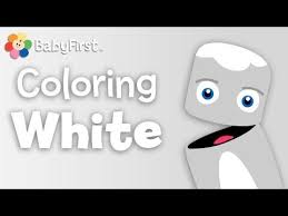 English Corner Time Babyfirsttv Color Crew Learn Colors White Color Lesson For Kids Http Englishc Color Lessons Learning Colors Lessons For Kids