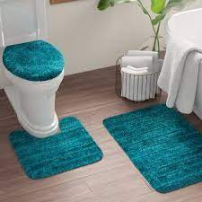 Bathroom floor linen makes your living space cozy and adds texture to your home decor. Zipcode Design Shauna Piece Bath Rug Set Wayfair Bathroom Rug Sets Bath Rugs Sets Rug Sets