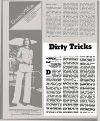 Someone left the door open. Dirty Tricks The New York Times