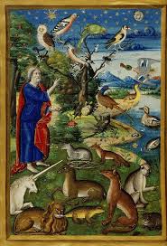Genesis The Creation Of The Animals Including The Unicorn Medieval Art Medieval Paintings Medieval