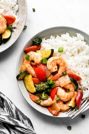 Shrimp Stir Fry Garnish Glaze