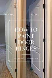 If you must paint hinges, you can buy hinges in primer coat and paint them using a paint designed for use on metal. How To Paint Door Hinges