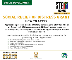 How to apply for r350 unemployment grant using whatsapp. Youth Capital On Twitter Just In Minister Zulu How To Apply For The Covid 19 Social Relief Of Distress Of R350 Per Month For Distressed Individuals Is As Follows Whatsapp 0600 123