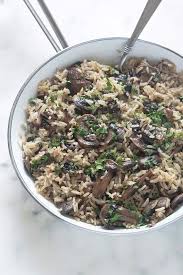 Riz Aux Champignons Recette Facile Et Rapide Recette Riz Aux Champignons Riz Pilaf Recette Facile Et Rapide
