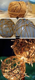 Twine Lanterns Diy Garden Lighting Ideas Click For Tutorial Rustic Perfection Basteln Geriatrie Laterne Garten Bastelideen Und Gartenbeleuchtung