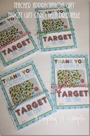 Teacher target gift card ideas. Teacher Appreciation Gift Idea Target Gift Card With Printable Keeping It Simple