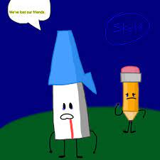Bruno is orange meme (bfb) (bubble,match,pencil,ruby,) off timing. Pencil And Pen Have Lost Their Friends Bfdi Amino