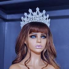 FAST SHIPPING! Silver Sparkling Tiara, Crystal Tiara, Wedding Tiara, Crown,  Princess Tiara, Quinceañera, Sweet 16 Tiara, Bridal Tiara