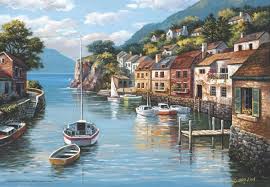 Sayfiye Yeri Sung Kim 500 Parca Puzzle Anatolian Puzzle Yapboz Hobi Koleksiyon Resim Manzara Resimler