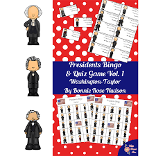 If you can ace this general knowledge quiz, you know more t. U S Presidents Bingo And Quiz Game Volume 1 Writebonnierose Com
